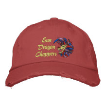 Couperets de dragon de Sun Casquette De Baseball