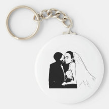 Couples 1 de mariage porte-clés