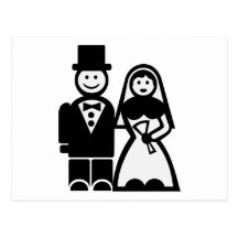 Couples de mariage cartes postales