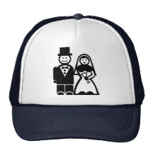 Couples de mariage casquettes