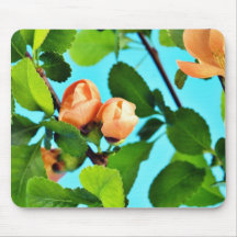 Couples des bourgeon floraux tapis de souris