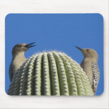 Couples Mousepad de pivert du Gila Tapis De Souris