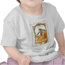 Couples musicaux romantiques de style français de  t-shirt