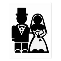 Couples nuptiales cartes postales