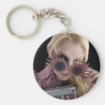 Coups d'oeil de Luna Lovegood au-dessus des verres Porte-clés