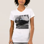 Coupure sur le train traversant t-shirt