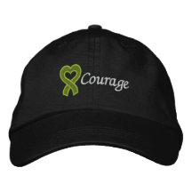 Courage de lymphome casquettes brodées