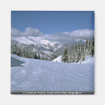 Courchevel, Frankrijk, huis van de ski AR van de V Koelkast Magneet