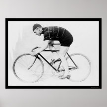 Coureur de bicyclette, Normand Anderson 1914 Posters