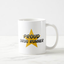 Coureur fier de drogue tasse à café
