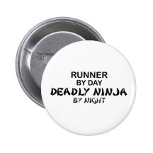 Coureur Ninja mortel par nuit Badges