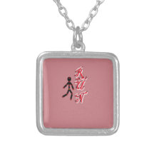 Courez avec l'arrière - plan collier