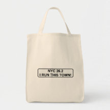 courez cette fierté de marathon de la ville… NYC Sac De Toile