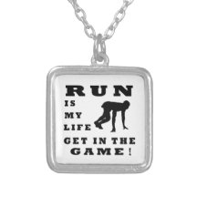 Courez est ma vie pendentif