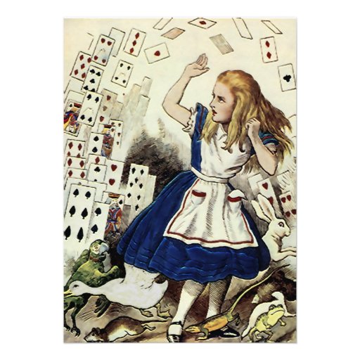Courez la course d'Alice ! Invitations de ~