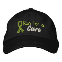 Courez pour un traitement - lymphome casquette de baseball brodée