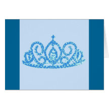 Couronne/diadème royaux de mariage carte de vœux