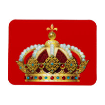 Couronne française magnets en vinyle