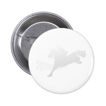 Course de chevaux badge avec épingle