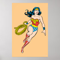 Course de femme de merveille affiches