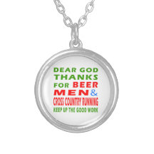 Course d'hommes de bière et de pays croisé collier
