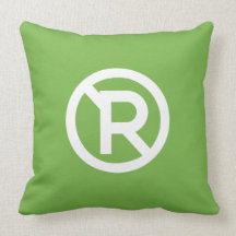 Coussin de MoJo d'Américain de pictogramme