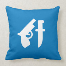Coussin de MoJo d'Américain de pictogramme