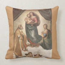 Coussin de Sistine Madonna
