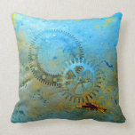Coussin de Steampunk de vitesses d'Aqua