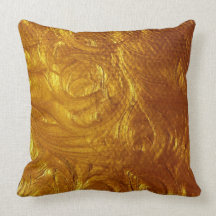 Coussin - motif d'or de rivière
