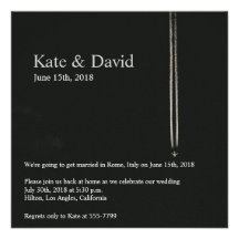 Coutume de mariage de destination d'avion de haute faire-parts