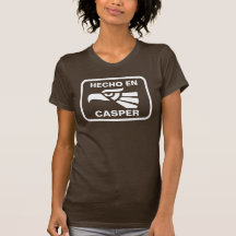 Coutume de personalizado d'en Casper de Hecho pers T-shirts