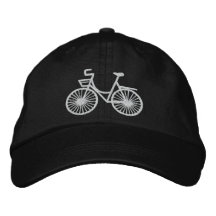 Coutume faisant du vélo le chapeau brodé