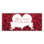 Coutume fascinante rouge rouge faire-parts