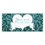 Coutume fascinante turquoise fraîche invitations