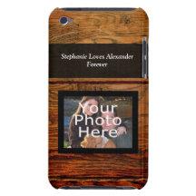 Coutume personnalisée par planche en bois huilée p coques iPod touch 