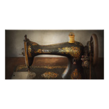 Couture - chantez une chanson cartes avec photo