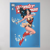 Couverture comique de femme de merveille posters