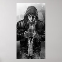 Couverture de la terre de Superman - noire et blan