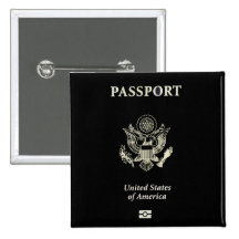 Couverture de passeport des USA Badge Avec Épingle
