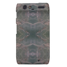 Couverture horizontale de marbre verte de Razr de  Coque Droid RAZR