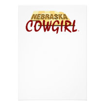 Cow-girl du Nébraska de PIÈCE EN T Invitations Personnalisables