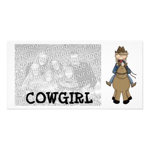 Cow-girl Photocard Photocartes Personnalisées