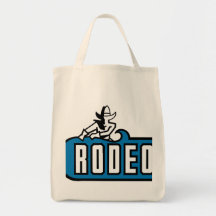 Cowboy de rodéo - vieil ouest sac fourre-tout
