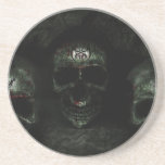 Cr�nes align�s - dessous de verres