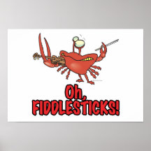 Crabe de violoneur BALIVERNES idiot de l'OH Poster