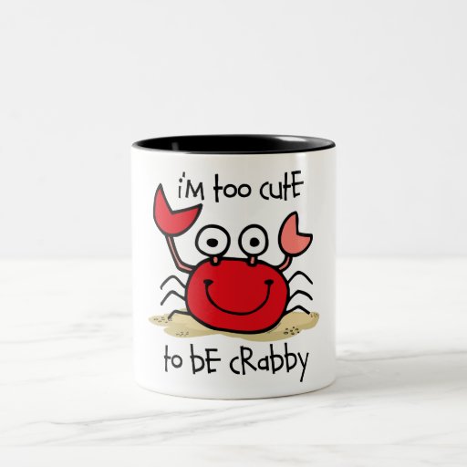 Crabe trop mignon tasse