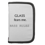 Craintes en verre je, règles basses ! texte noir agendas folio