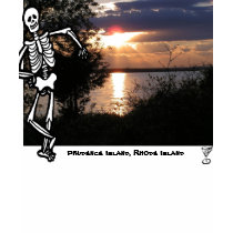 Crâne 21, le club nu de plage de pirate, prudence… t-shirt