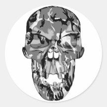 Crâne de Camo Adhésif
